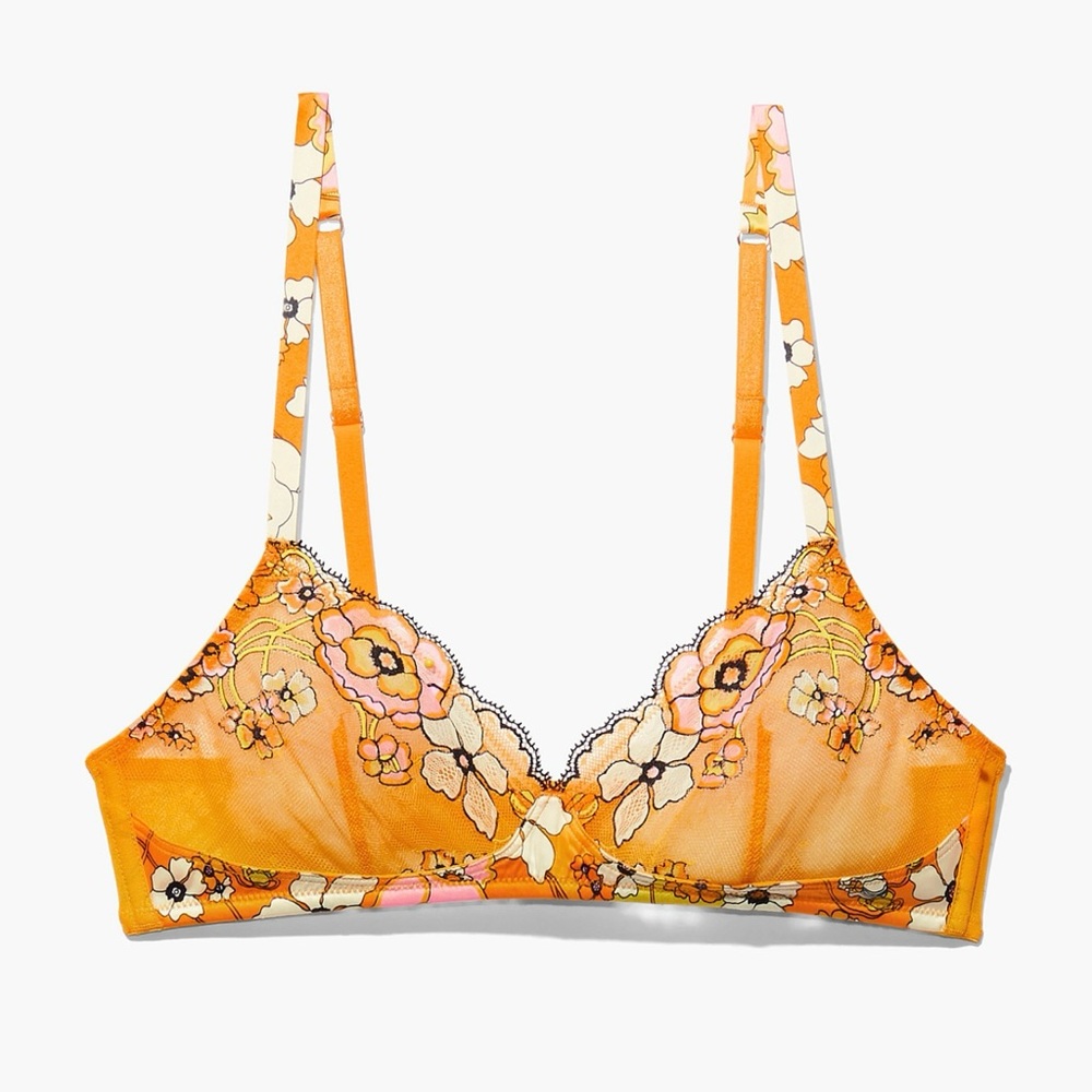 NWOT Mod Poppy Lace Bralette - Size Small